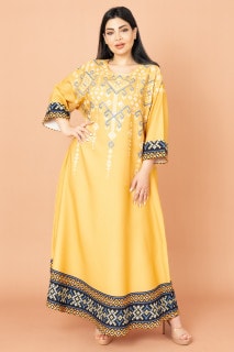 جلابية شرقية IK1004 اصفر image