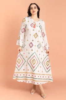 Geometric Patterns Sparkled Jalabiya IK2016 image