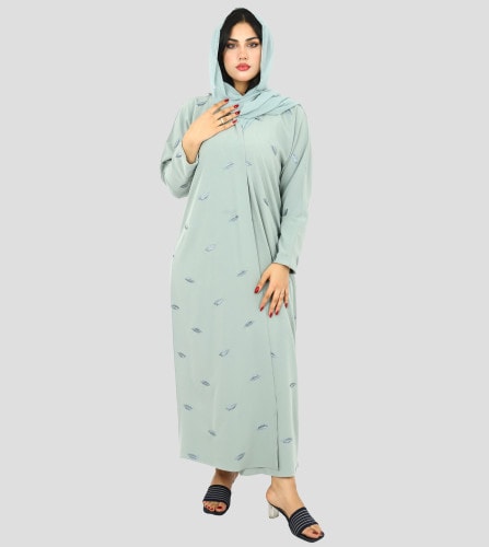عباية مطرزة AIK2016 اخضر