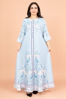 Crystal Enchant Print Jalabiya IK1017 image