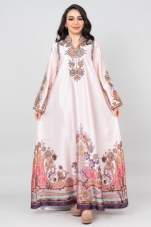 Modern Embroidered Jalabiya IK1014 image