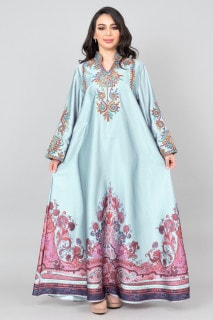 Modern Embroidered Jalabiya IK1014 image
