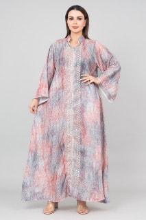 Petal Grace Embroidered Jalabiya IK3004 image