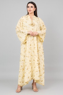 Floral Aura Embroidered Jalabiya OMN05 image