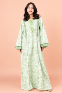 Modern Embroidery Jalabiya IN039 image