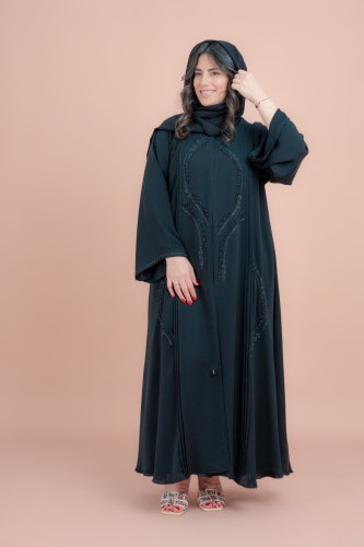 عباية انيقة كرستال AIK126 اسود