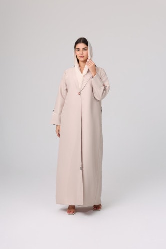 Blazer Design Straight Cut Abaya ABY1108