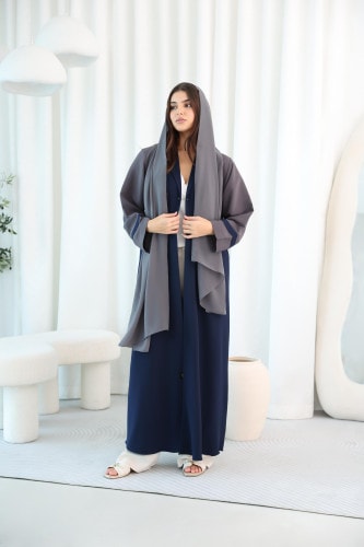 Blazer Design Open Front Abaya ABY1119