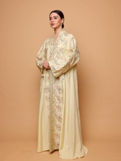 Ikkxa Taliah Jalabiya IK7006 Yellow image