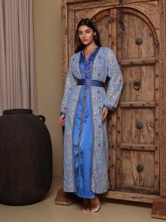 Ikkxa Sondos Jalabiya IK1079 Blue image