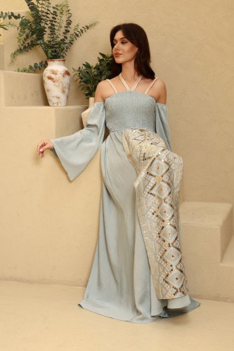 IKKXA Rawdah Jalabiya IK4041 Green