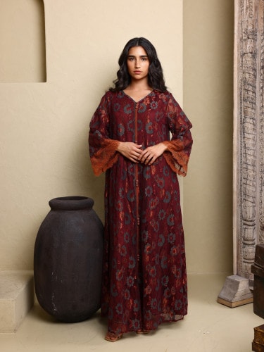 Ikkxa Eira Jalabiya IK4039 Maroon