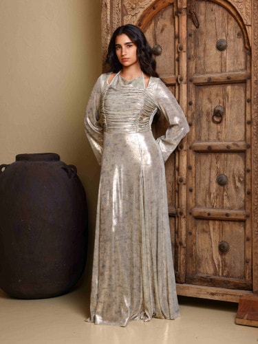 Ikkxa elara Jalabiya IK4040 Beige