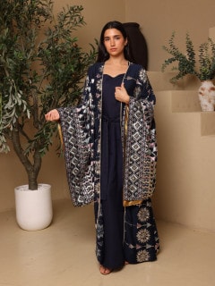 IKKXA Sable Grace Jalabiya IK1106 Blue image