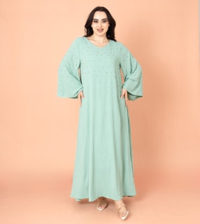 Crystal Breeze Jalabiya IK6001 Turquoise image