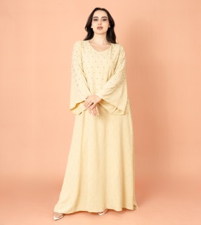 Crystal Breeze Jalabiya IK6001 Yellow image