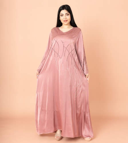 Celestial Glow Jalabiya IK6006 Pink