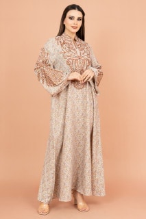 Crystal and Thread Elegance Jalabiya IK1010 image