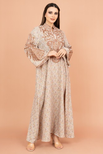 Crystal and Thread Elegance Jalabiya IK1010