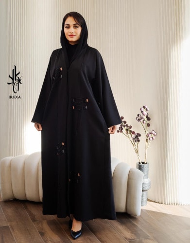 Emirati Elegance Handcrafted Abaya AIK011