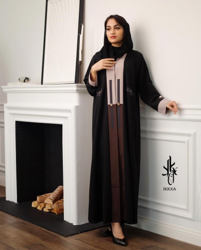 Dual Tone Grace Abaya AIK010