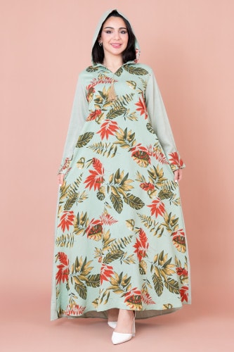 Maghrebi Leaf Hooded Jalabiya IN1033