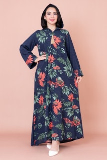 Maghrebi Leaf Hooded Jalabiya IN1033 image