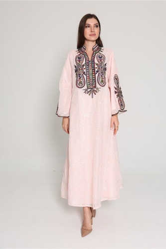 Crystal and Thread Elegance Jalabiya IK1037