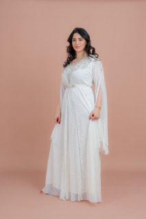 Belted Elegant 2-Piece Kaftan IKS502 image