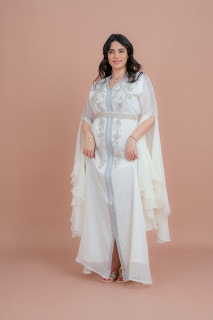 Belted Elegant 2-Piece Kaftan IKS508 image