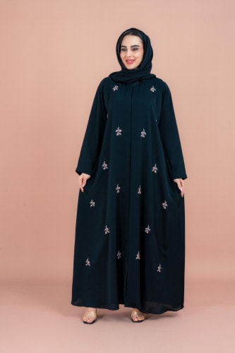 Artisan Elegance Handwork Emirati Abaya AIK132