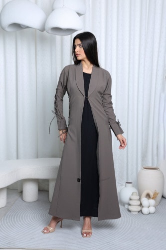 Blazer Design Tie Sleeves Abaya ABY1152