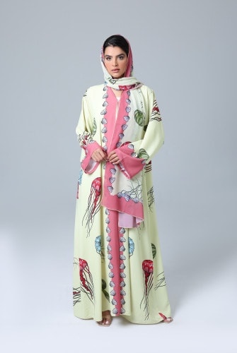Colorful Printed Summer Design Abaya ABY1164