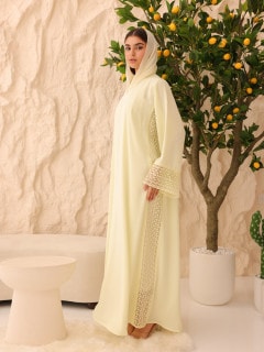 Sunrise Lace Abaya ABY1228 image