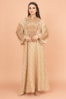 Crystal and Thread Elegance Jalabiya IK1010 image
