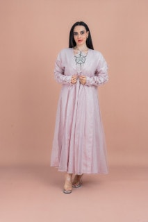 Two Pieces Unique Modest Outfit IN9150 Pink image