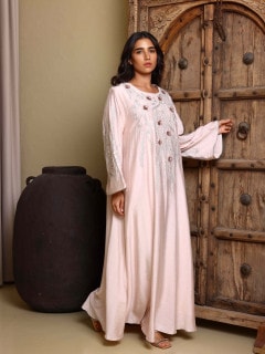 IKKXA Qayla Jalabiya IK4037 Peach image