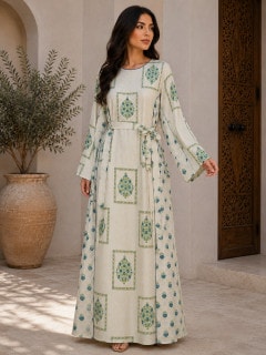 Ivory Heritage Jalabiya IKTT002 Blue image