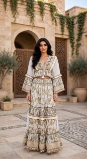 Artisan Grace Co-ord Set IKPAP829 White image