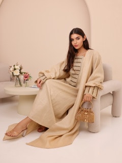 2 Piece Outfit Luxury Sequins Stripes Details IN9151 image