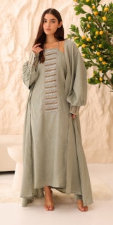 2 Piece Outfit Luxury Sequins Stripes Details IN9151 image